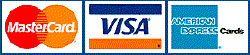 Most Major Credit Cards Accepted, Not Discover however.